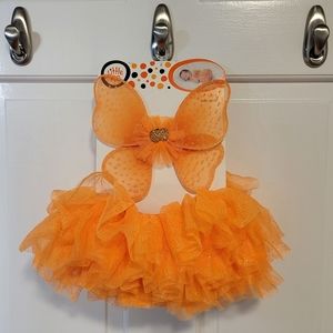 New Halloween Fairy Costume-Orange- Size 0-12 Months